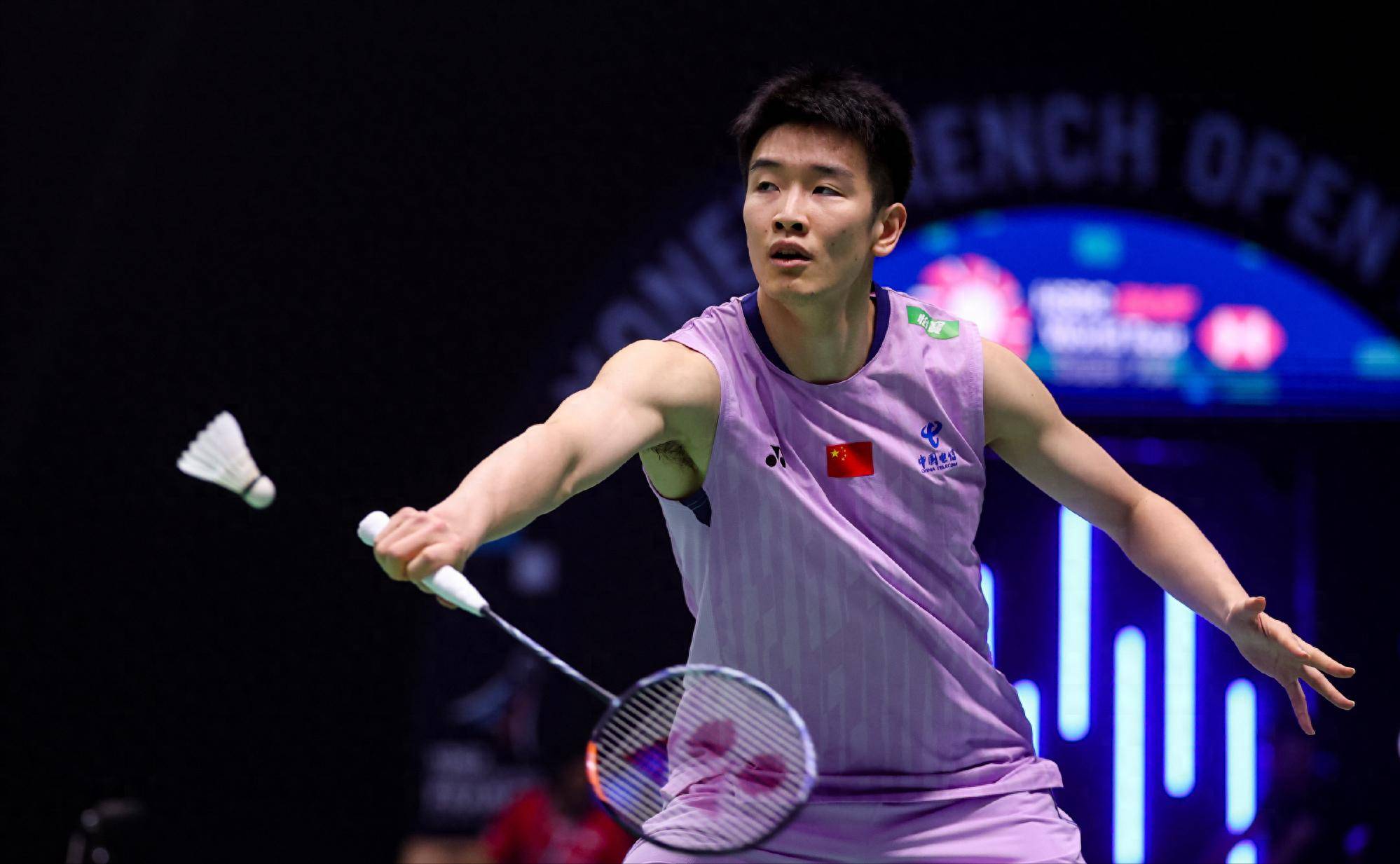 法国羽毛球队鏖战印尼羽毛球队，马琳惊艳世界